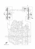 BOITIER PAPILLON INJECTION 3 pour Yamaha F250G Electric Starter, Remote Control, Power Trim & Tilt, Shaft 25
