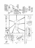 PIECES D'ENTRETIEN pour Yamaha F250G Electric Starter, Remote Control, Power Trim & Tilt, Shaft 25