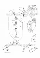 ALIMENTATION CARBURANT 1 pour Yamaha F250 V6 - 25