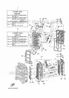 CYLINDRE / CARTER MOTEUR 2 pour Yamaha F250 V6 - 25