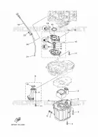 VENTILATEUR D'HUILE pour Yamaha F250 V6 - 25