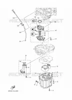 VENTILATEUR D'HUILE pour Yamaha FL200B Counter Rotation, Electric Starter, Remote Control, Power Trim & Tilt, Shaft 25
