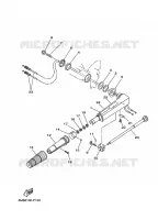 DIRECTION pour Yamaha 8C Manual Starter, Tiller Handle, Manual Tilt, Pre-Mixing de 2008