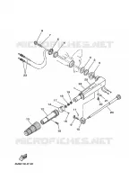 DIRECTION pour Yamaha 8C Manual Starter, Tiller Handle, Manual Tilt, Pre-Mixing, Shaft 15