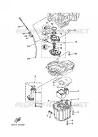 VENTILATEUR D'HUILE pour Yamaha FL250A Counter Rotation, Electric Starter, Remote Control, Power Trim & Tilt de 2007
