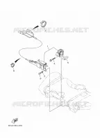 PIÈCES OPTIONNELLES 2 pour Yamaha LF250X Counter Rotation, Electric Starter, Remote Control, Power Trim & Tilt, Shaft 25