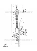 DEMARREUR pour Yamaha 8C 2 Stroke, Manual Starter, Tiller Handle, Manual Tilt de 1997