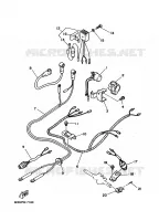 PIECES ELECTRIQUE pour Yamaha 8C 2 Stroke, Manual Starter, Tiller Handle, Manual Tilt de 1997