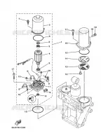 SYSTEME D'INCLINAISON 2 pour Yamaha FL300B Counter Rotation, Electric Starter, Remote Control, Power Trim & Tilt, Shaft 25