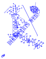 CARBURATEUR pour Yamaha 8C 2 Stroke, Manual Starter, Tiller Handle, Manual Tilt de 1996