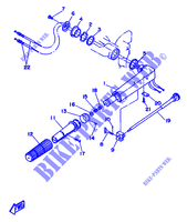 DIRECTION pour Yamaha 8C 2 Stroke, Manual Starter, Tiller Handle, Manual Tilt de 1996