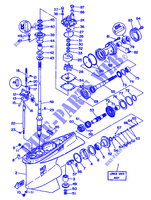 PIÈCES OPTIONNELLES 1 pour Yamaha L225C Left Hand, Electric Start, Remote Control, Power Trim & Tilt, Oil Injection de 1994