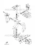SUPPORT 2 pour Yamaha L250A 2 Stroke, Left Hand, Electric Start, Remote Control, Power Trim & Tilt de 2002