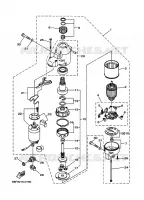 DEMARREUR pour Yamaha LZ200N Left Hand, Electric Start, Remote Control, Power Trim & Tilt, Oil injection, Shaft 25
