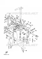 SUPPORT 1 pour Yamaha Z150P 2-STROKE de 2007