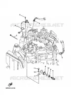 PIECES ELECTRIQUE 4 pour Yamaha Z150Q 2 Stroke, High Pressure Direct injection, Electric Starter, Remote Control, Power Trim & Tilt de 2001