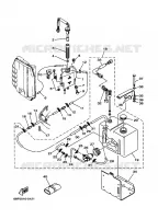 RESERVOIR D'HUILE pour Yamaha Z150Q 2 Stroke, High Pressure Direct injection, Electric Starter, Remote Control, Power Trim & Tilt de 2001