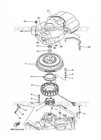 GENERATEUR pour Yamaha Z175G Electric Starter, Remote Control, Power Trim & Tilt, Oil injection, Shaft 25