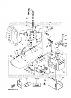 RESERVOIR D'HUILE pour Yamaha Z200N Electric Starter, Remote Control, Power Trim & Tilt, Oil injection, Shaft 20
