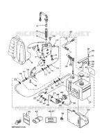 RESERVOIR D'HUILE pour Yamaha Z200N Electric Starter, Remote Control, Power Trim & Tilt, Oil injection, Shaft 25