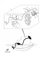 PIÈCES OPTIONNELLES pour Yamaha 9.9F Manual Starter, Tiller Handle, Manual Tilt, Pre-Mixing, Shaft 15