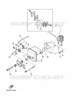 ADMISSION pour Yamaha 9.9F Manual Starter, Tiller Handle, Manual Tilt, Pre-Mixing, Shaft 15