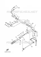 DIRECTION pour Yamaha 9.9F Manual Starter, Tiller Handle, Manual Tilt, Pre-Mixing, Shaft 15