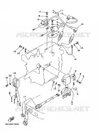 ELECTRIQUE pour Yamaha 9.9F Manual Starter, Tiller Handle, Manual Tilt, Pre-Mixing, Shaft 15