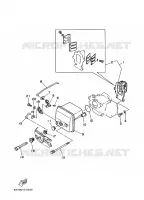 ADMISSION pour Yamaha 9.9F 2 Stroke, Manual Starter, Tiller Handle, Manual Tilt, Pre-Mixing de 2001