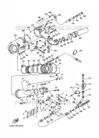 ECHAPPEMENT 1 pour Yamaha GP800Y de 2000