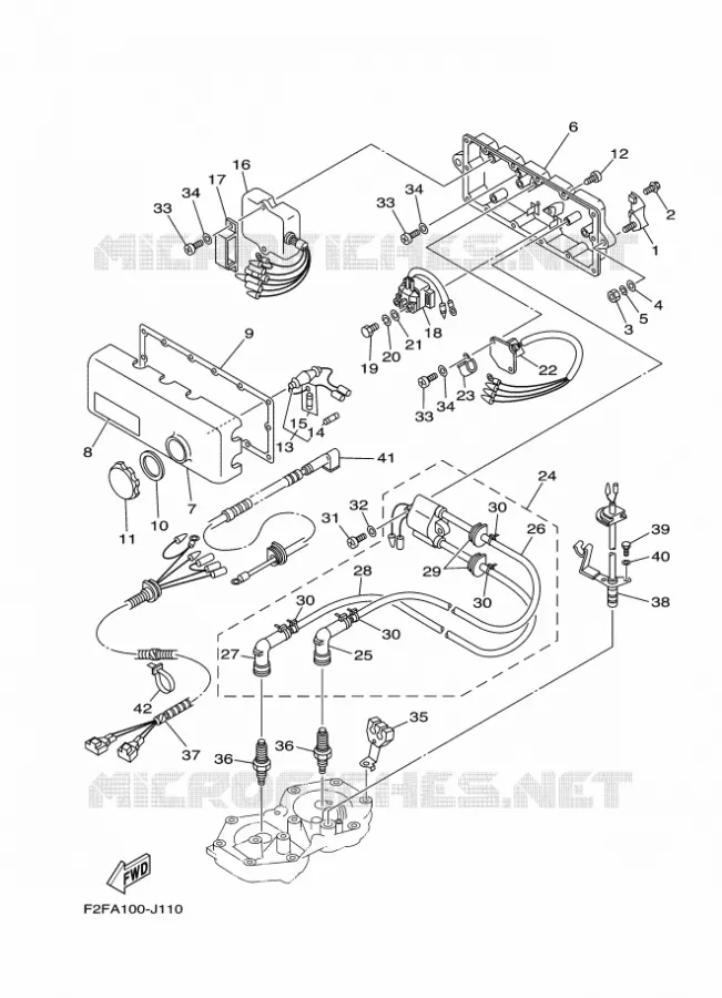 ELECTRIQUE 1 Yamaha Waverunner 70016 2016 SJ700B-R '16  SJ700B-R '16