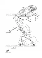 ECHAPPEMENT 2 pour Yamaha VX700-E de 2006