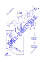 KIT DE REPARATION 1 pour Yamaha 15F Manual Starter, Tiller Handle, Manual Tilt, Shaft 15