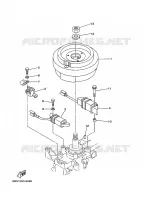 ALLUMAGE pour Yamaha E15D Enduro, Manual Starter, Tiller Handle, Manual Tilt, Pre-Mixing de 2003