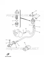 CARBURATEUR pour Yamaha E15D Enduro, Manual Starter, Tiller Handle, Manual Tilt, Pre-Mixing de 2003