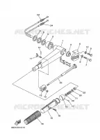 DIRECTION pour Yamaha E15D Enduro, Manual Starter, Tiller Handle, Manual Tilt, Pre-Mixing de 2003