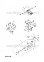 PIÈCES OPTIONNELLES pour Yamaha E8D Enduro, Manual Starter, Tiller Handle, Manual Tilt, Pre-Mixing, Shaft 20