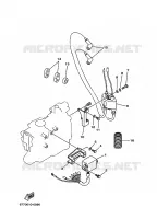 ELECTRIQUE pour Yamaha E8D Enduro, Manual Starter, Tiller Handle, Manual Tilt, Pre-Mixing, Shaft 20