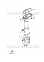 FOURREAU   FUT pour Yamaha E8D Enduro, Manual Starter, Tiller Handle, Manual Tilt, Pre-Mixing, Shaft 20