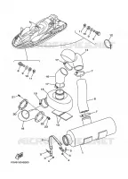 ECHAPPEMENT 3 pour Yamaha XA1200A-B  de 2003
