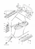 HULL & DECK 2 pour Yamaha FX CRUISER SVHO de 2017