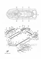 GUNWALE & MAT pour Yamaha FX HO de 2019