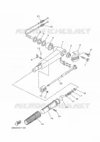 DIRECTION pour Yamaha EK15D Manual Starter, Tiller Handle, Manual Tilt, Pre-Mixing, Shaft 20