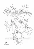 ECHAPPEMENT 3 pour Yamaha GP1800 de 2017