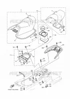 SELLE / SERRURE pour Yamaha GP1800 de 2019