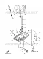 VENTILATEUR D'HUILE pour Yamaha F13.5A Electric Starter, Remote Control, Power Tilt, Shaft 15