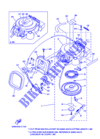 DEMARREUR pour Yamaha F15A Electric Starter, Tiller Handle, Manual Tilt, Shaft 15