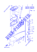 KIT DE REPARATION 3 pour Yamaha F15A Electric Starter, Tiller Handle, Manual Tilt, Shaft 15
