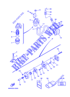 CARBURATEUR pour Yamaha F15A Manual Starter, Tiller Handle, Manual Tilt, Shaft 15