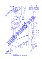 KIT DE REPARATION 3 pour Yamaha F15P Electric Starter, Power Tilt, Remote Control, Shaft 20